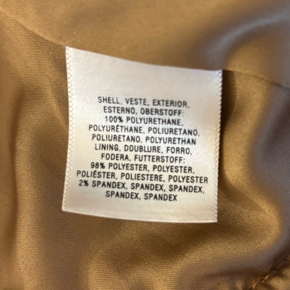 Anthropologie faux-leather moto jacket - Picture 8 of 8